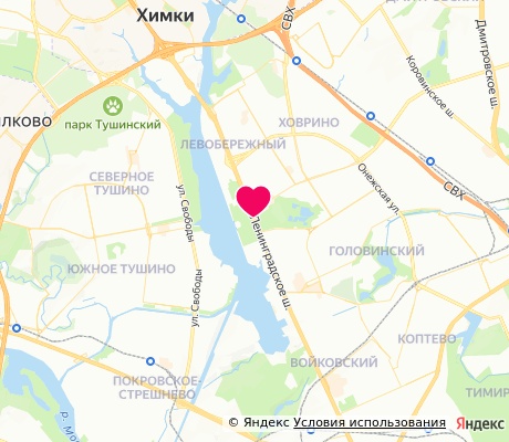 На карте