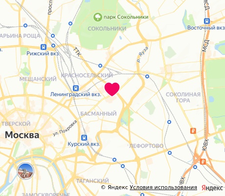 На карте