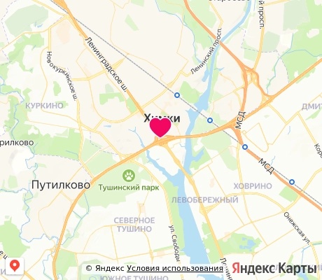 На карте