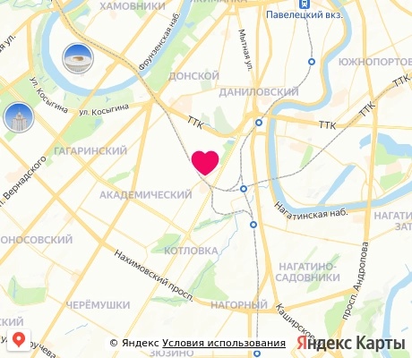 На карте