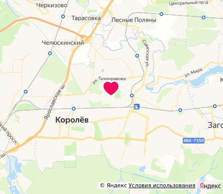 На карте