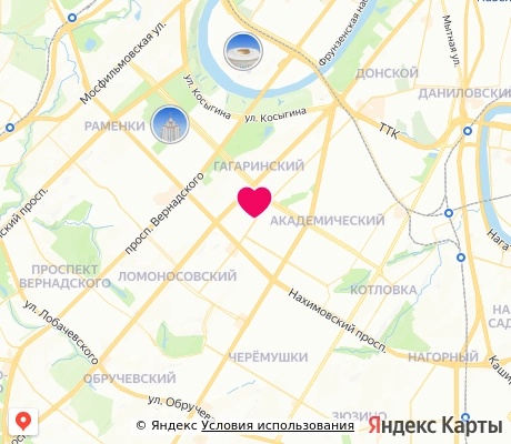На карте