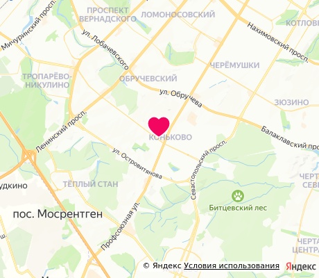 На карте