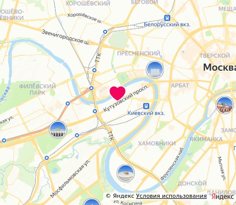 На карте