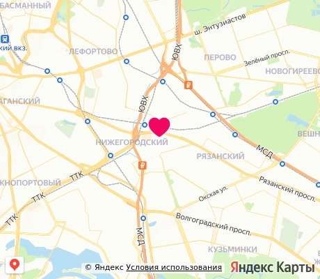 На карте