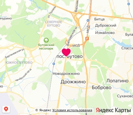 На карте