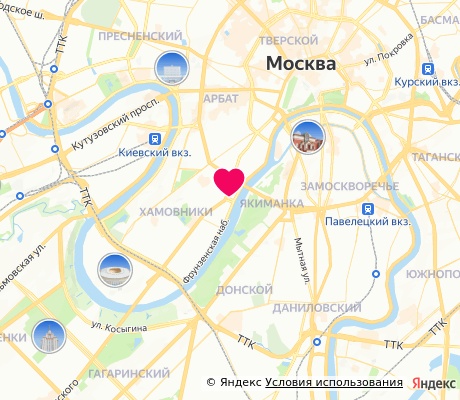 На карте