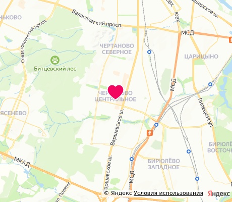 На карте