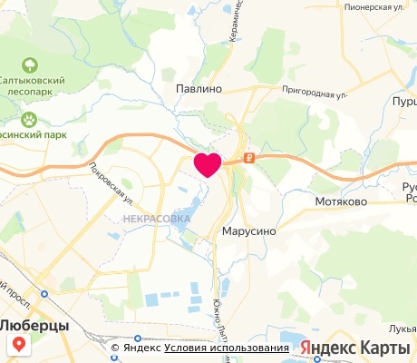На карте