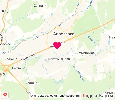 На карте