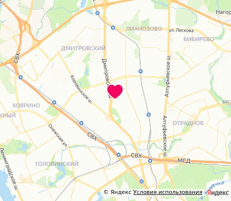 На карте