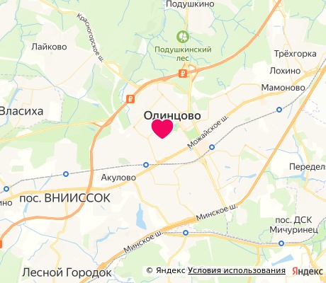 На карте