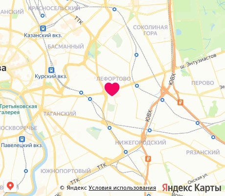 На карте