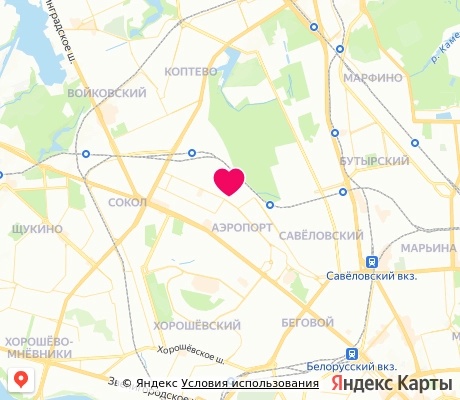 На карте