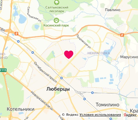 На карте