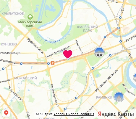 На карте