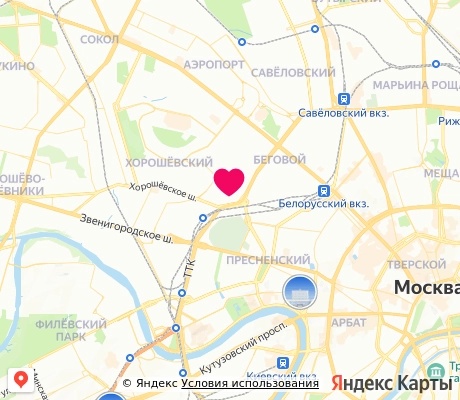 На карте