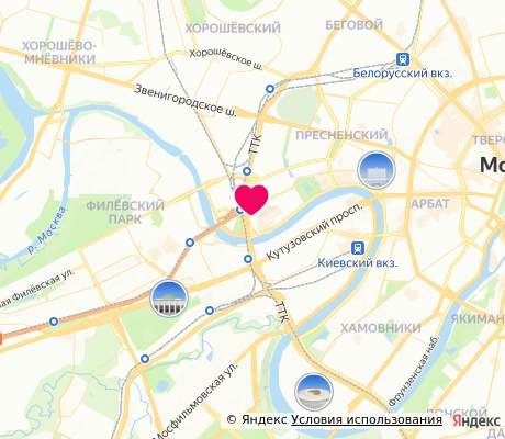На карте
