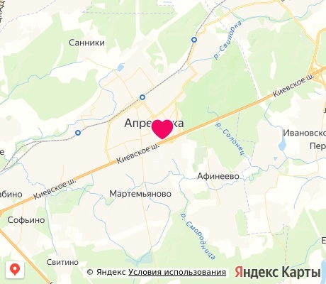 На карте