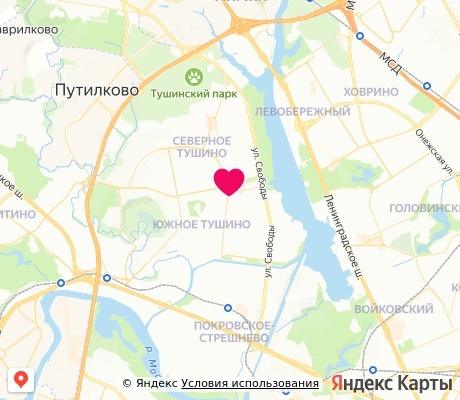 На карте