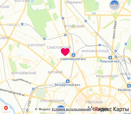 На карте