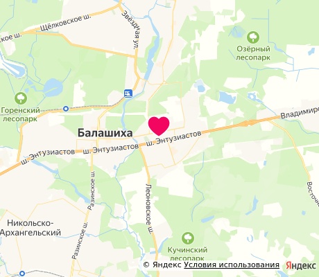 На карте