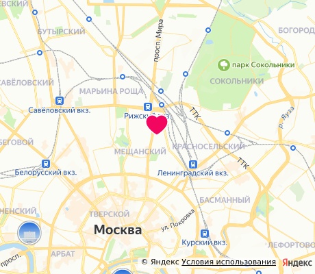 На карте