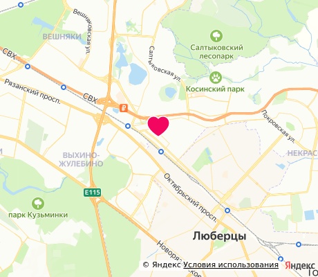 На карте