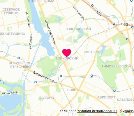 На карте
