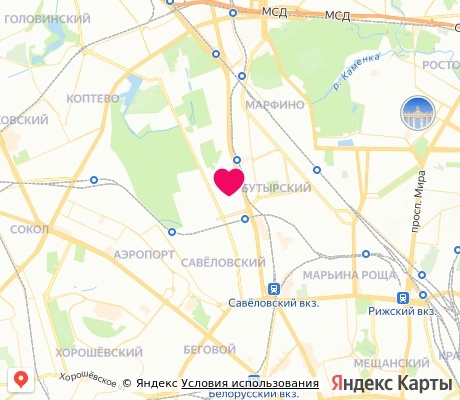 На карте