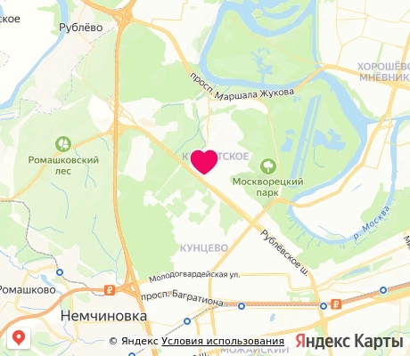 На карте