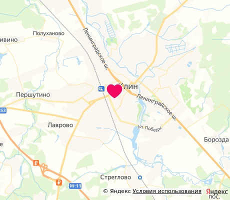 На карте