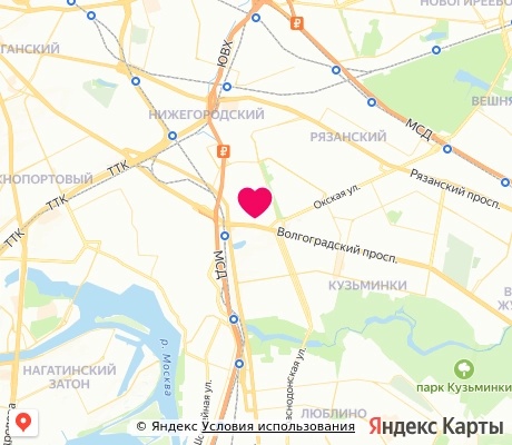 На карте
