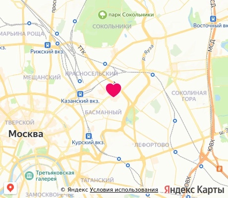 На карте