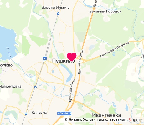 На карте