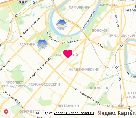 На карте