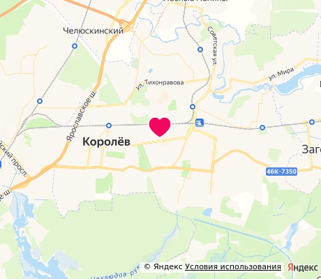 На карте