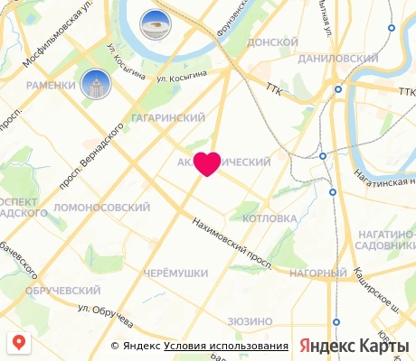 На карте