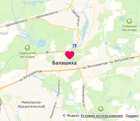 На карте