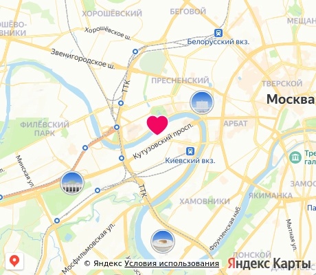 На карте