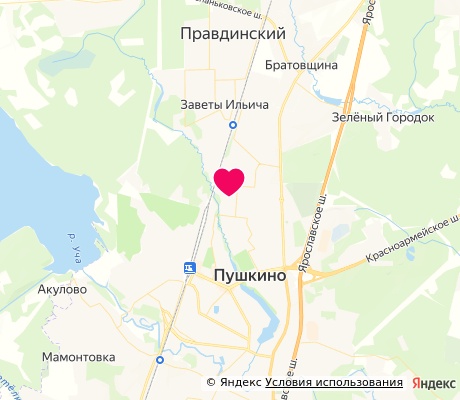 На карте