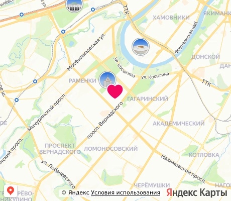 На карте