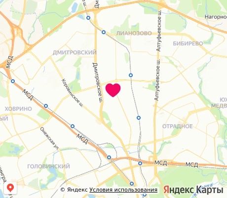На карте