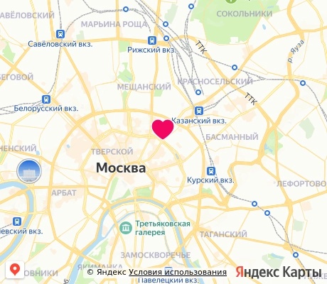 На карте