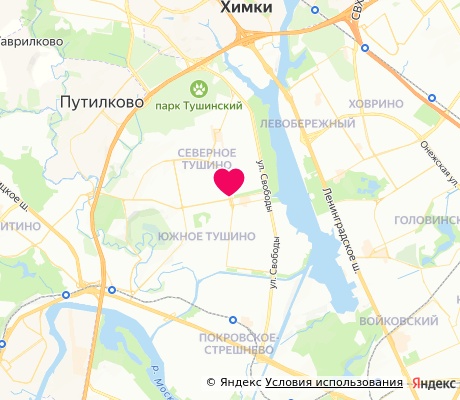 На карте