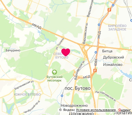 На карте