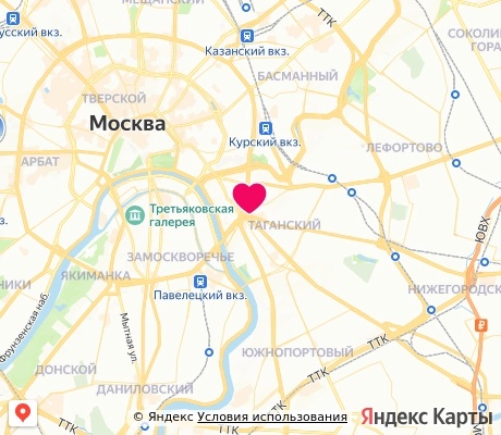 На карте