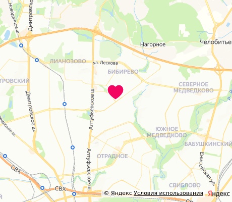 На карте