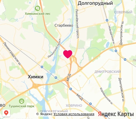 На карте