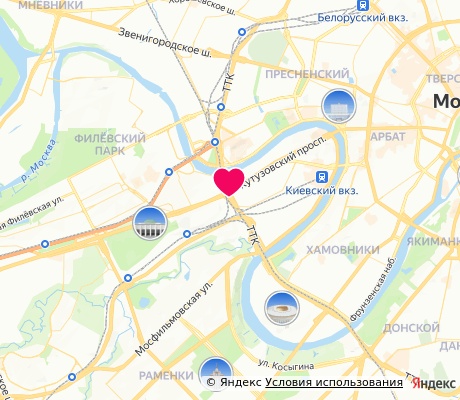 На карте
